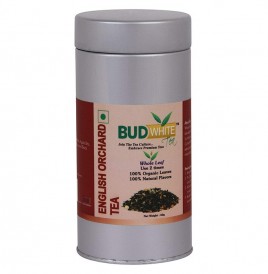 Bud White English Orchard Tea   Tin  50 grams